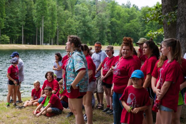 Campers at Faith Rocks
